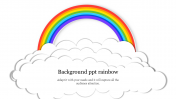 Background PowerPoint rainbow Template and Google Slides